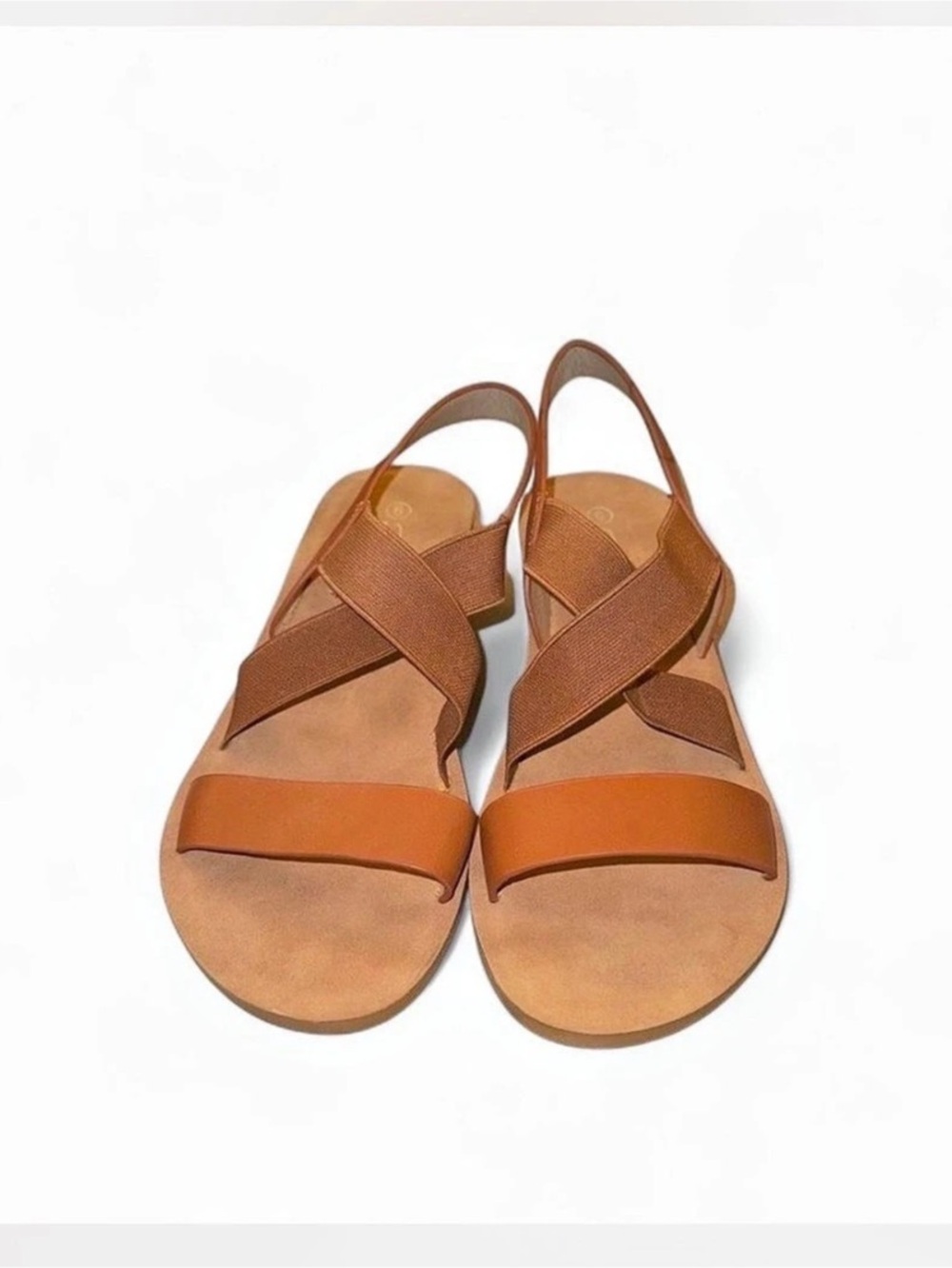 Forever Comfort Women's Brown Wedge Sandals US 6 Like New